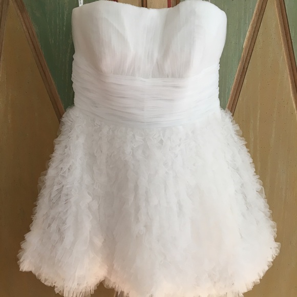 SHERRI HILL White Cocktail/Prom Dress - Picture 2 of 6
